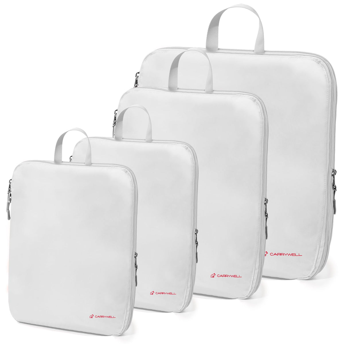 (Not Made In China) 8 Piece Packing Cube Set, Luggage Organizer Bags for Suitcases, Travel Bags, Space Saving Clothes Organizers for Carry On and Checked Luggage
