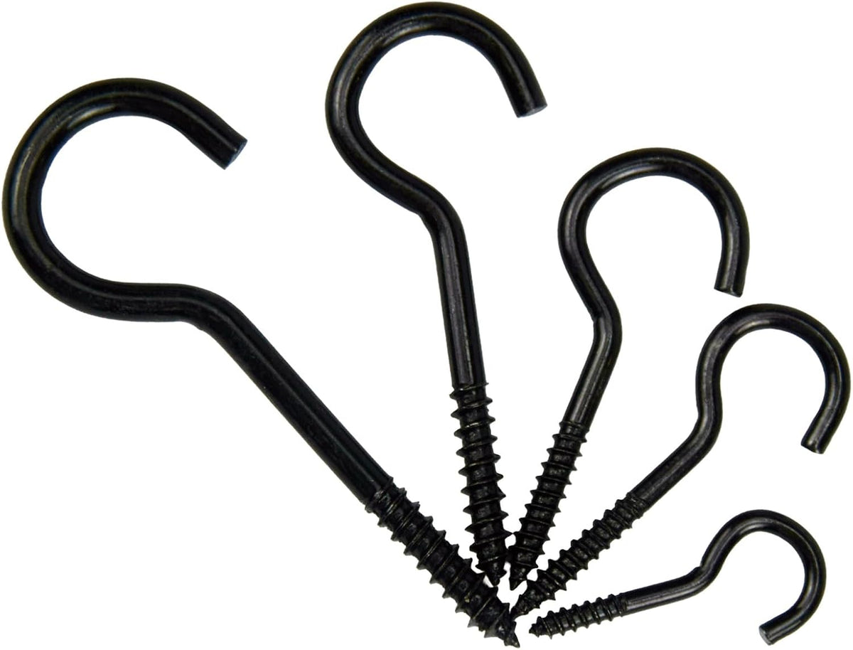 125 Pcs Small Screw Hooks, 5 Sizes Ceiling Hook for Hanging Plants