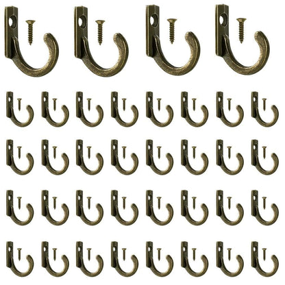 58 Pieces Key Hooks, Small Hooks, Black