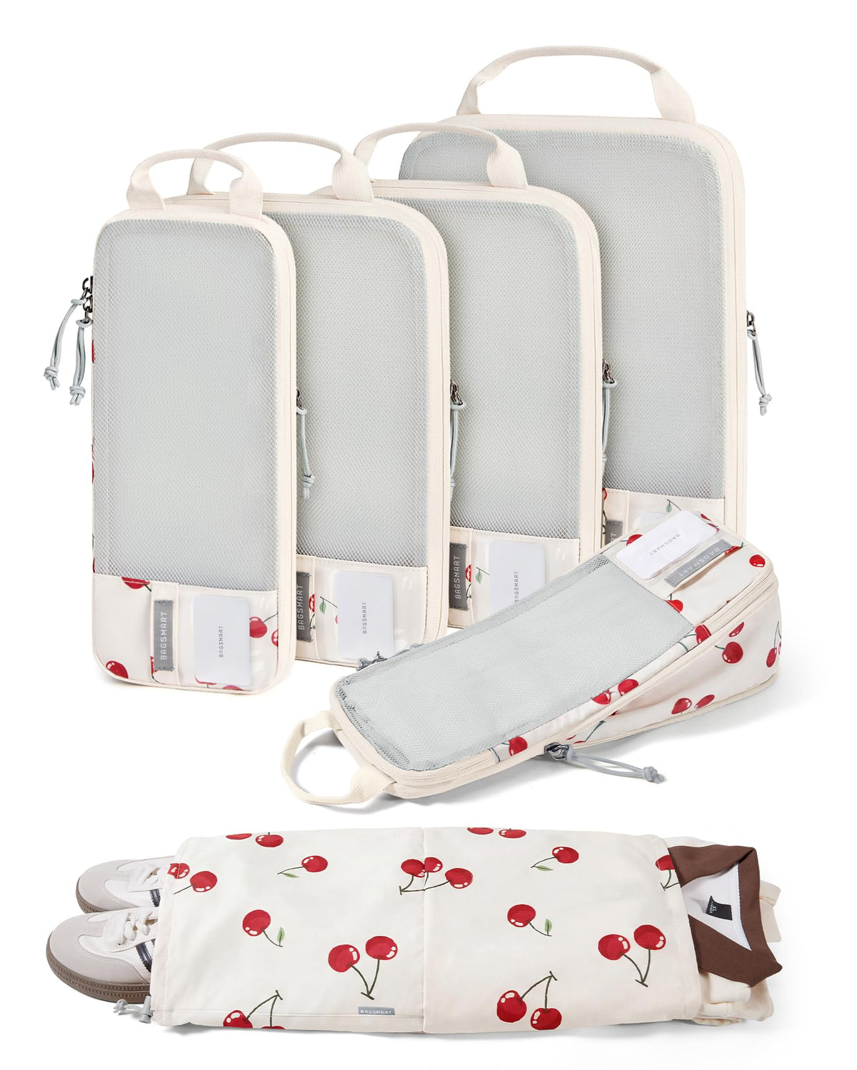 BAGSMART Compression Packing Cubes for Travel Essentials