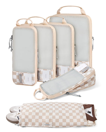 BAGSMART Compression Packing Cubes for Travel Essentials