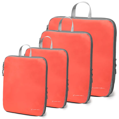 (Not Made In China) 8 Piece Packing Cube Set, Luggage Organizer Bags for Suitcases, Travel Bags, Space Saving Clothes Organizers for Carry On and Checked Luggage