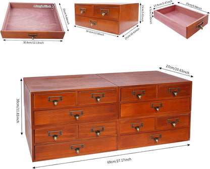 4 Pack Desktop Apothecary Cabinet Storage Cabinet for Tabletop