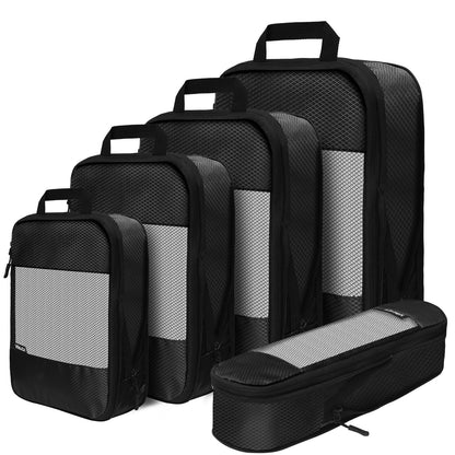 Compression Packing Cubes for Suitcases,Travel Essentials, Lightweight Luggage Organizer Bags, Travel Cubes for Carry on