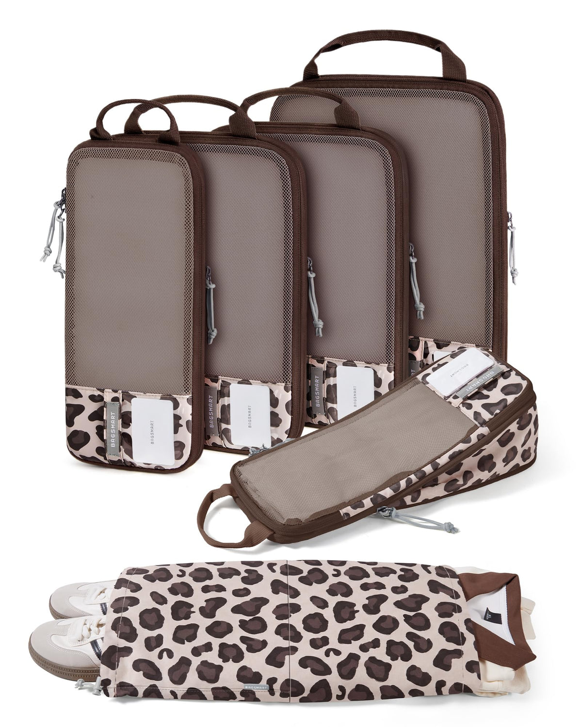 BAGSMART Compression Packing Cubes for Travel Essentials