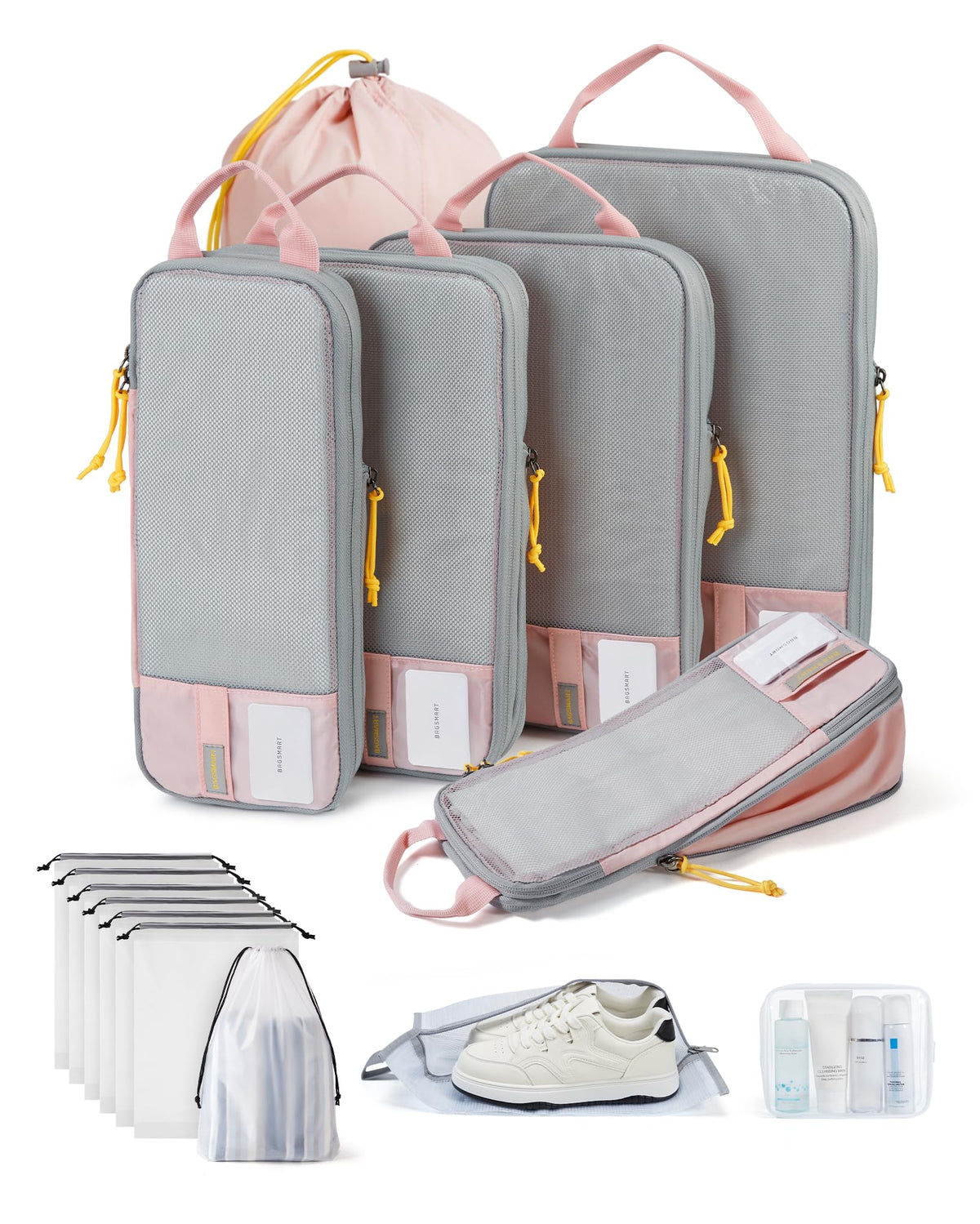 BAGSMART Compression Packing Cubes for Travel Essentials