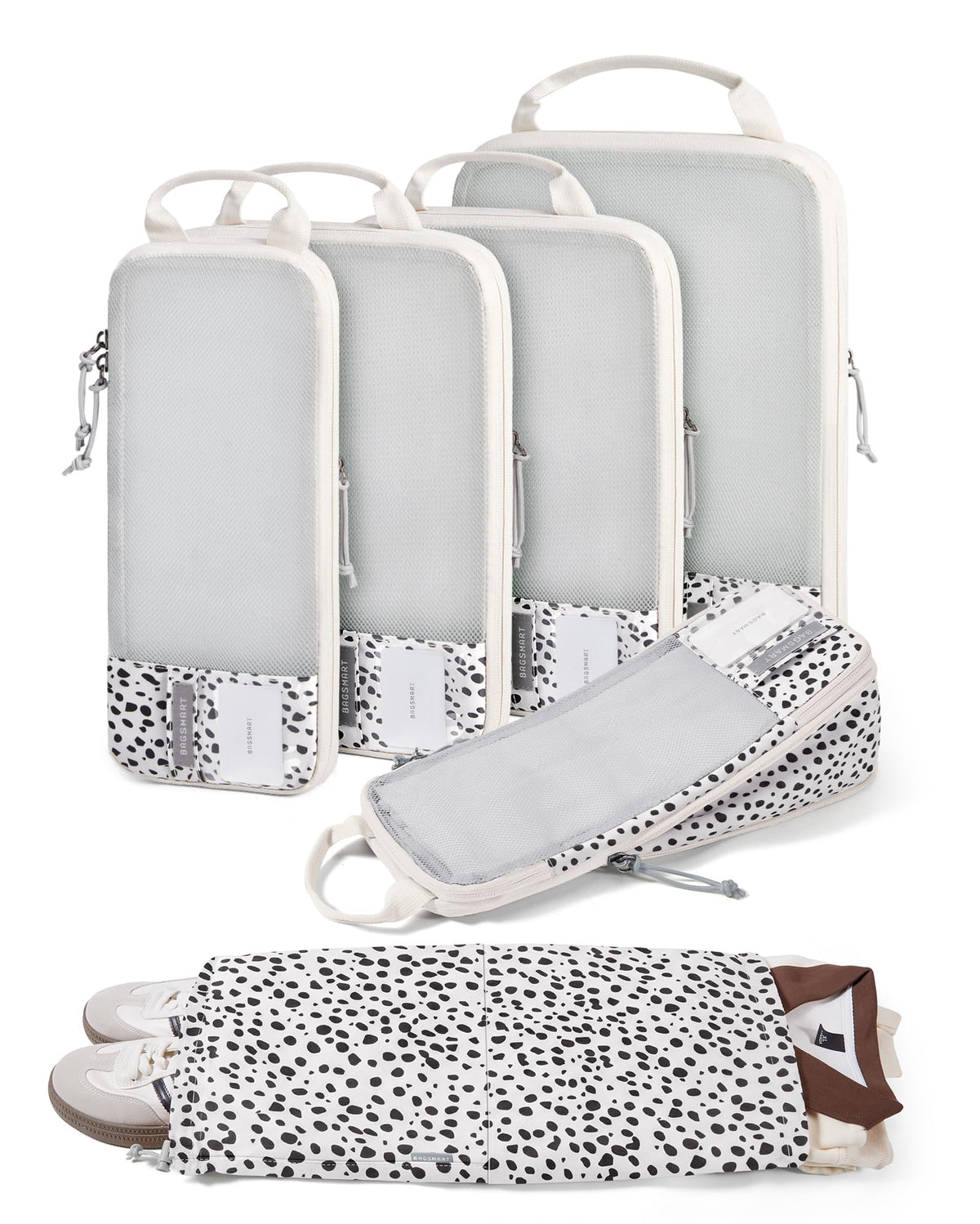 BAGSMART Compression Packing Cubes for Travel Essentials