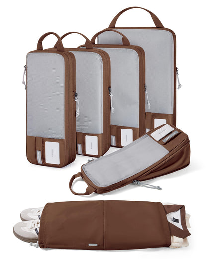 BAGSMART Compression Packing Cubes for Travel Essentials