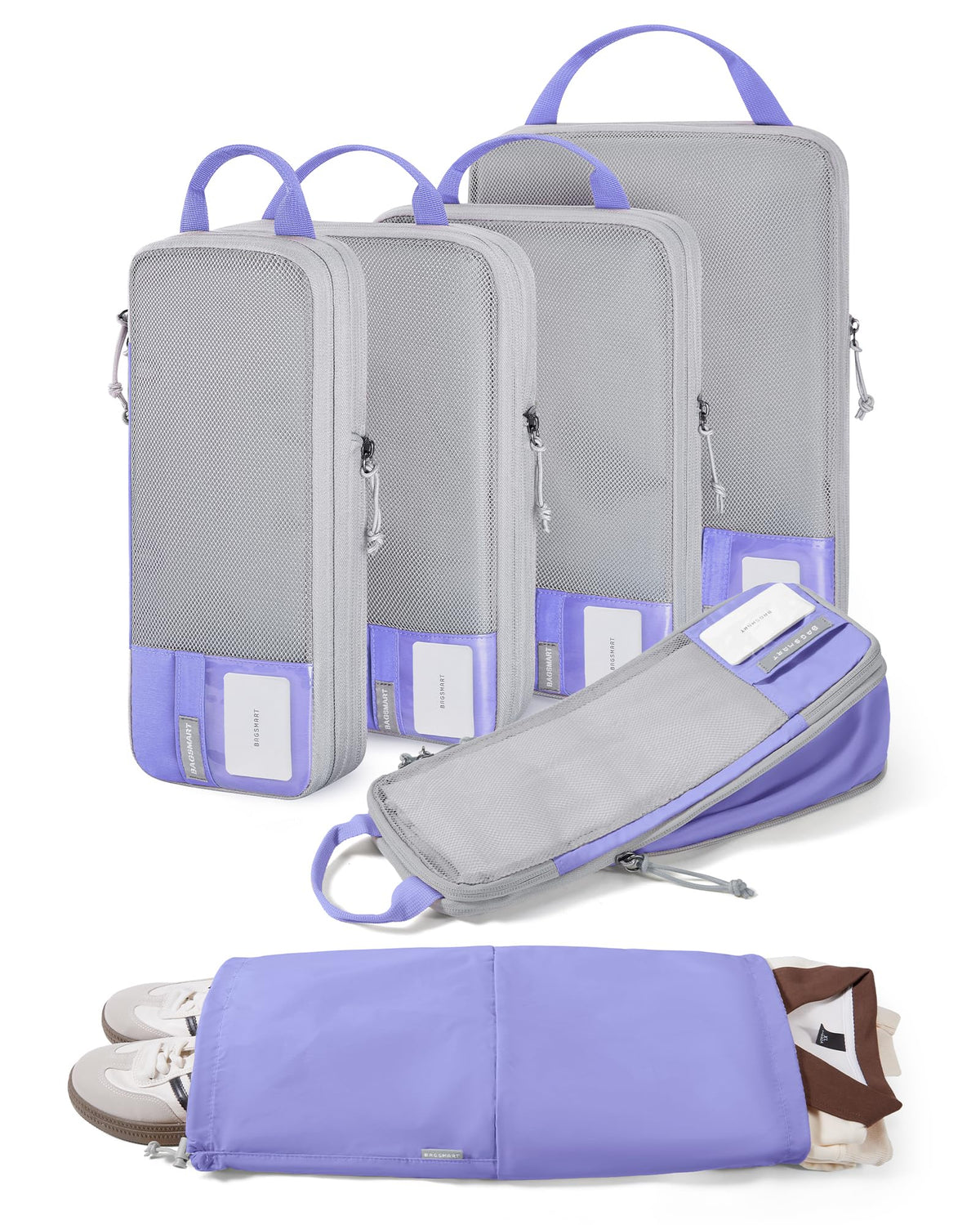 BAGSMART Compression Packing Cubes for Travel Essentials