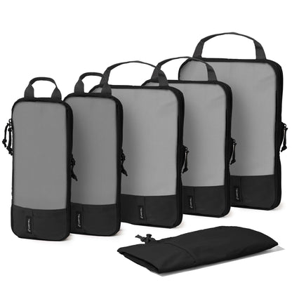 (Not Made In China) 8 Piece Packing Cube Set, Luggage Organizer Bags for Suitcases, Travel Bags, Space Saving Clothes Organizers for Carry On and Checked Luggage