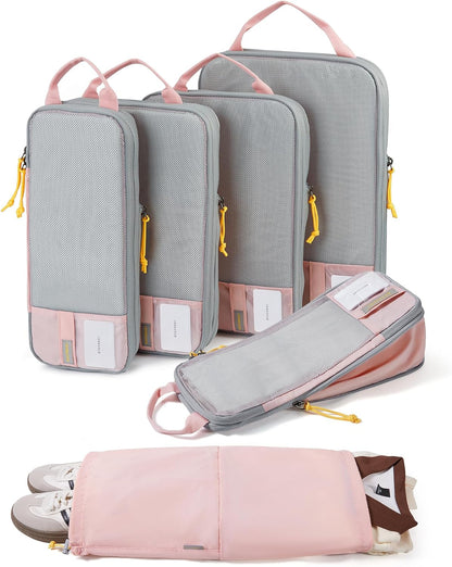 BAGSMART Compression Packing Cubes for Travel Essentials