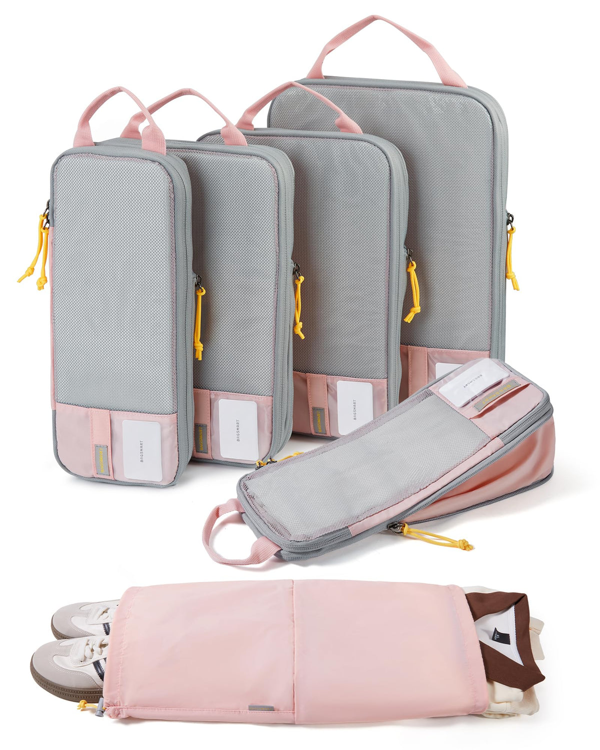 BAGSMART Compression Packing Cubes for Travel Essentials