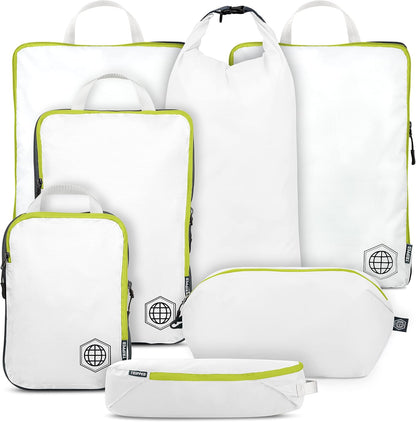 TRIPPED Travel Gear Large Compression Packing Cubes 7-Piece Set for Travel