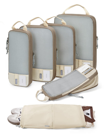 BAGSMART Compression Packing Cubes for Travel Essentials