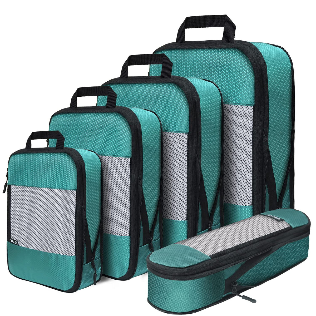 Compression Packing Cubes for Suitcases,Travel Essentials, Lightweight Luggage Organizer Bags, Travel Cubes for Carry on